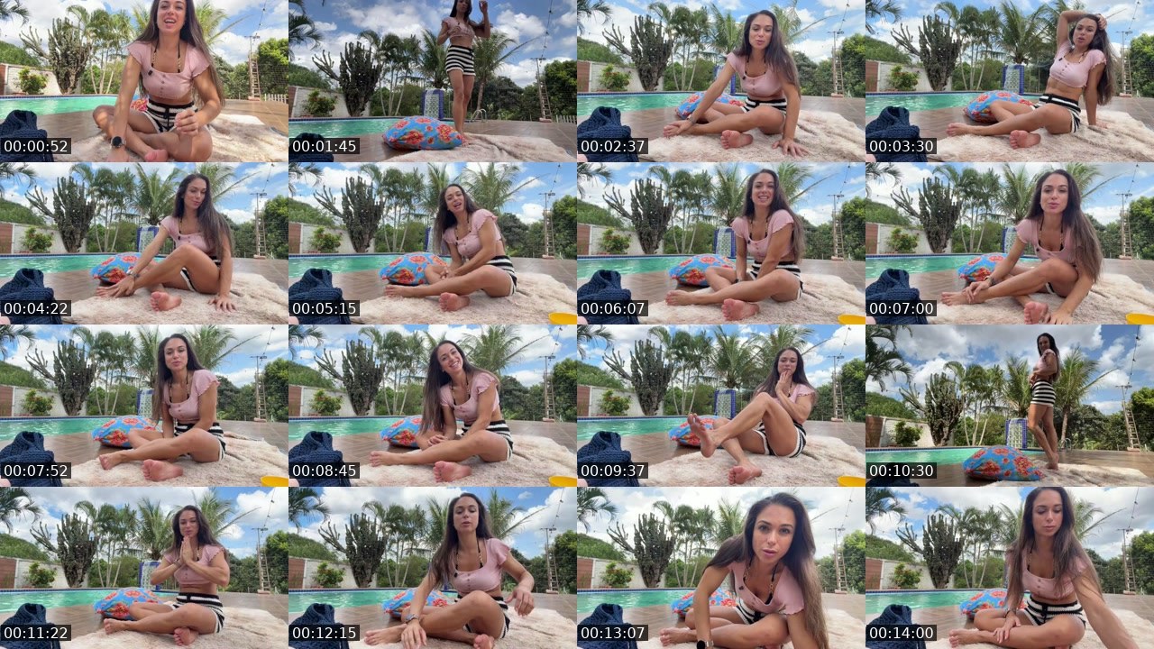 Contact-sheet preview of Evah_hhhh's Twitch recording