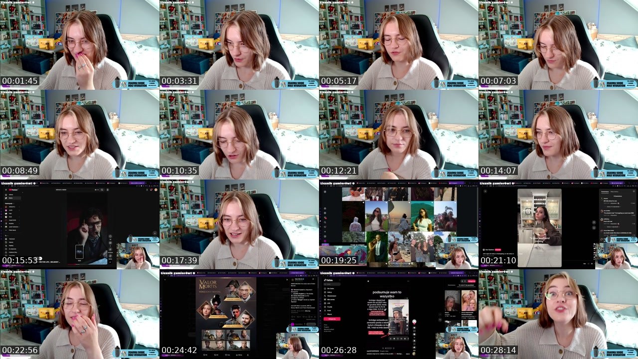 Contact-sheet preview of Menders_7's Twitch recording