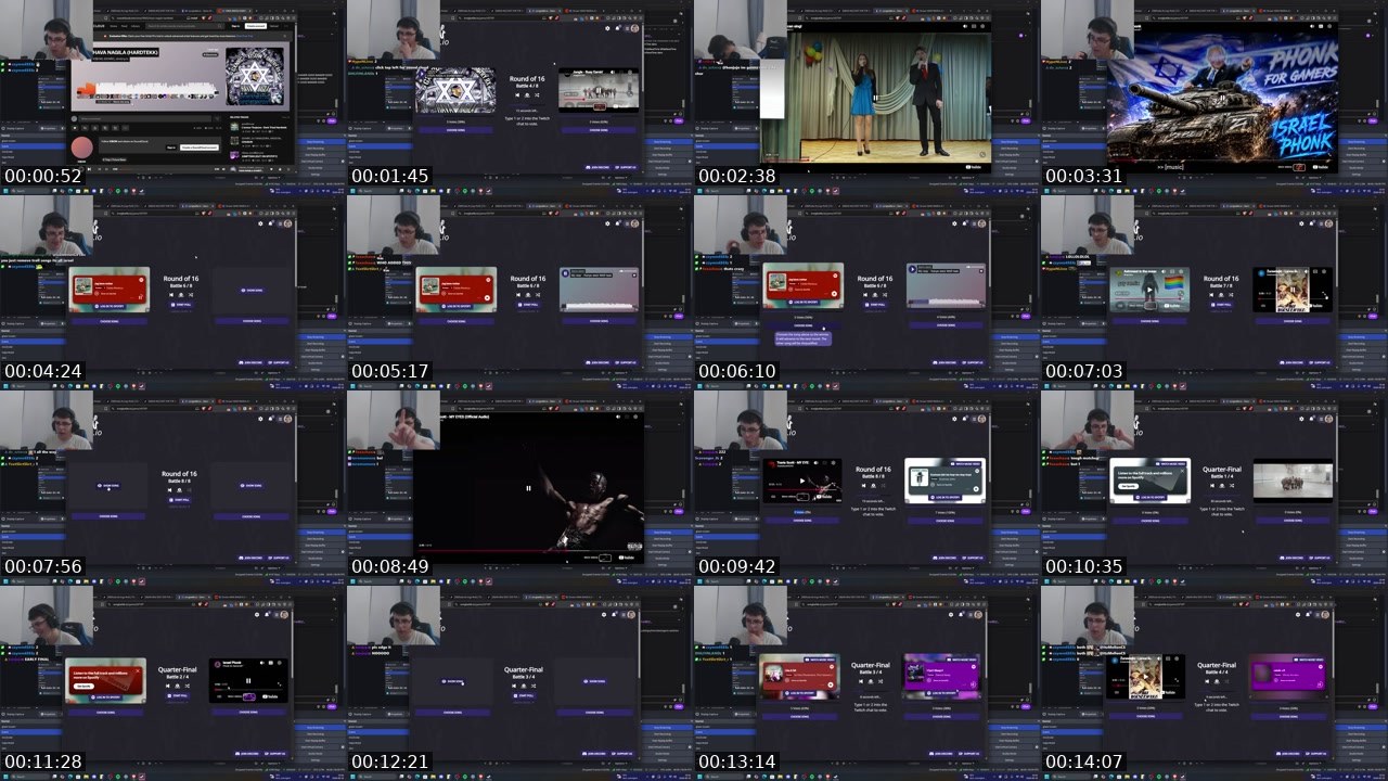 Contact-sheet preview of ItzMellonCS's Twitch recording