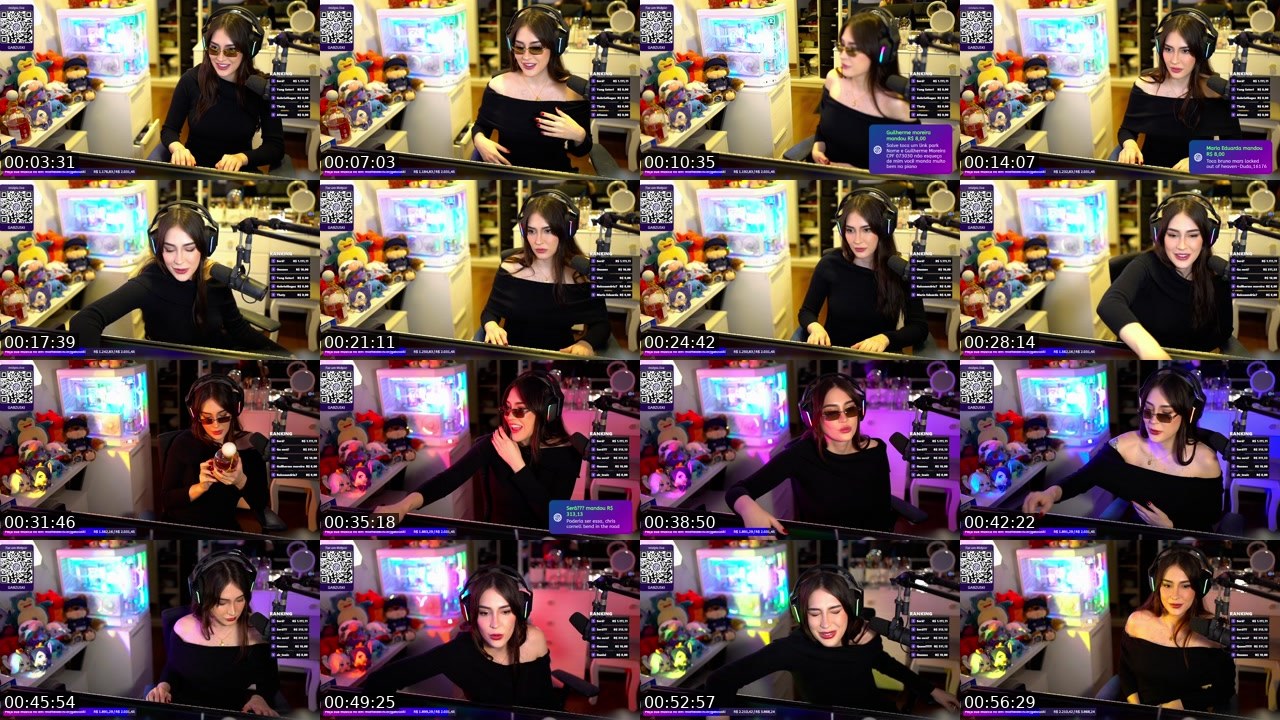 Contact-sheet preview of gabzuski's Twitch recording