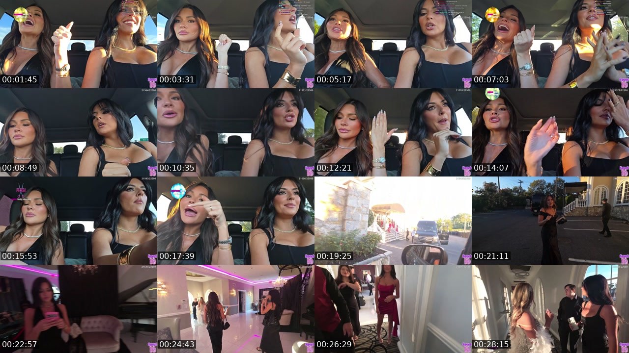 Contact-sheet preview of ChristinaandAmber's Twitch recording