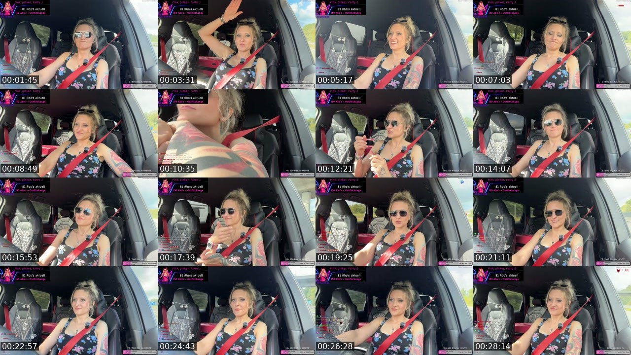 Contact-sheet preview of CherryBerlin's Twitch recording