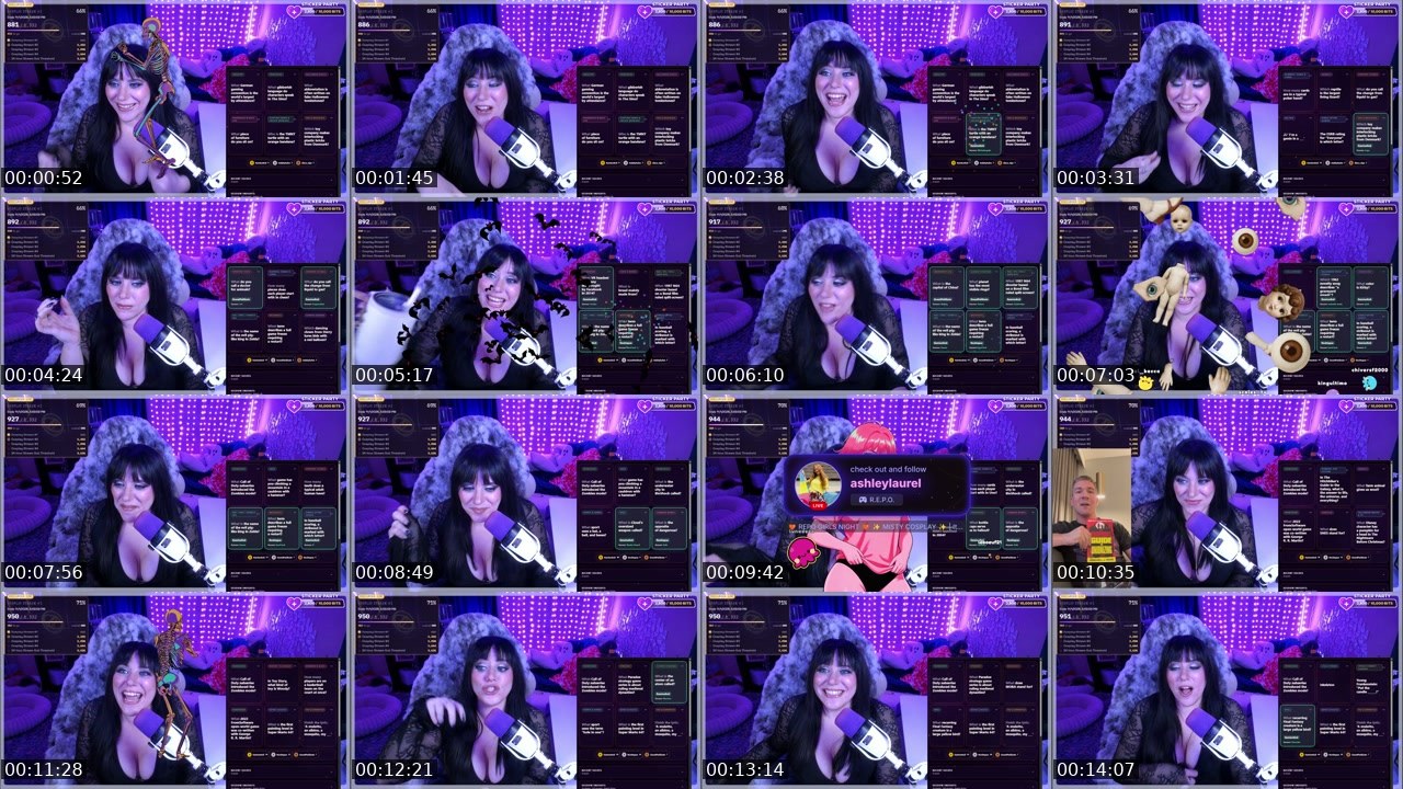Contact-sheet preview of stells's Twitch recording
