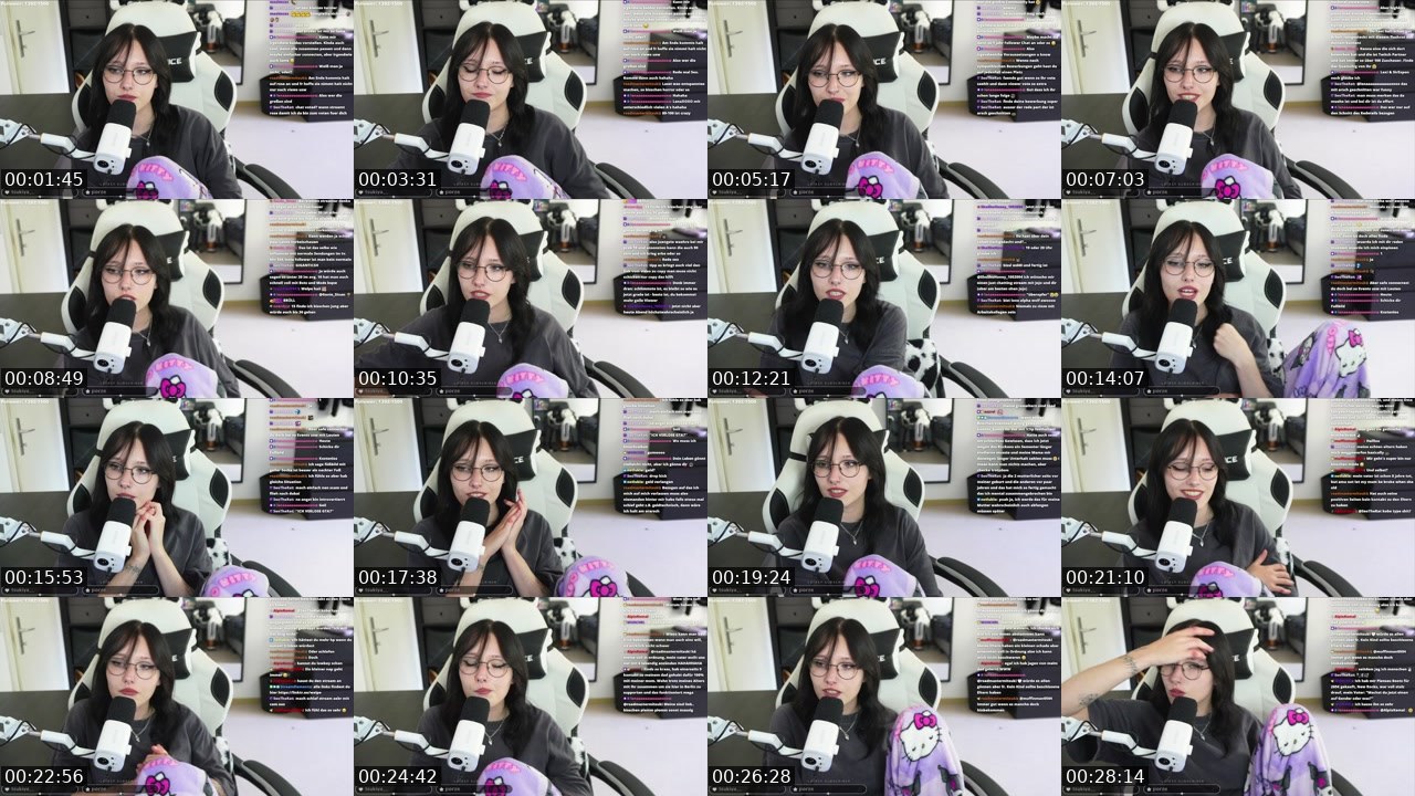 Contact-sheet preview of Weeelpe's Twitch recording