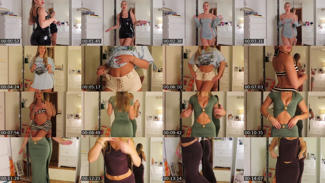 Contact-sheet preview of dancetempt's Twitch recording