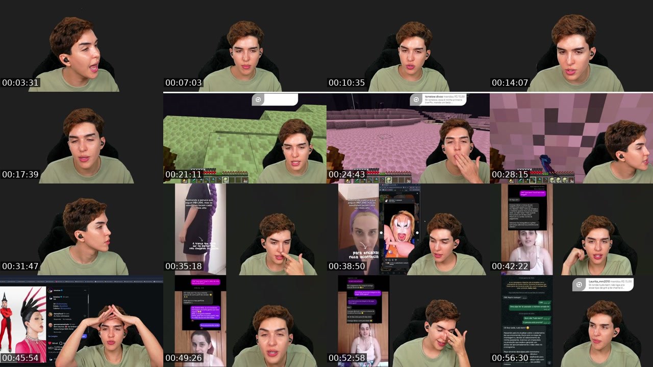 Contact-sheet preview of ISMEIOW's Twitch recording