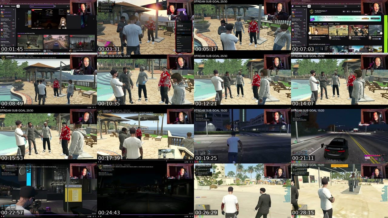 Contact-sheet preview of GoodGyalWynter's Twitch recording