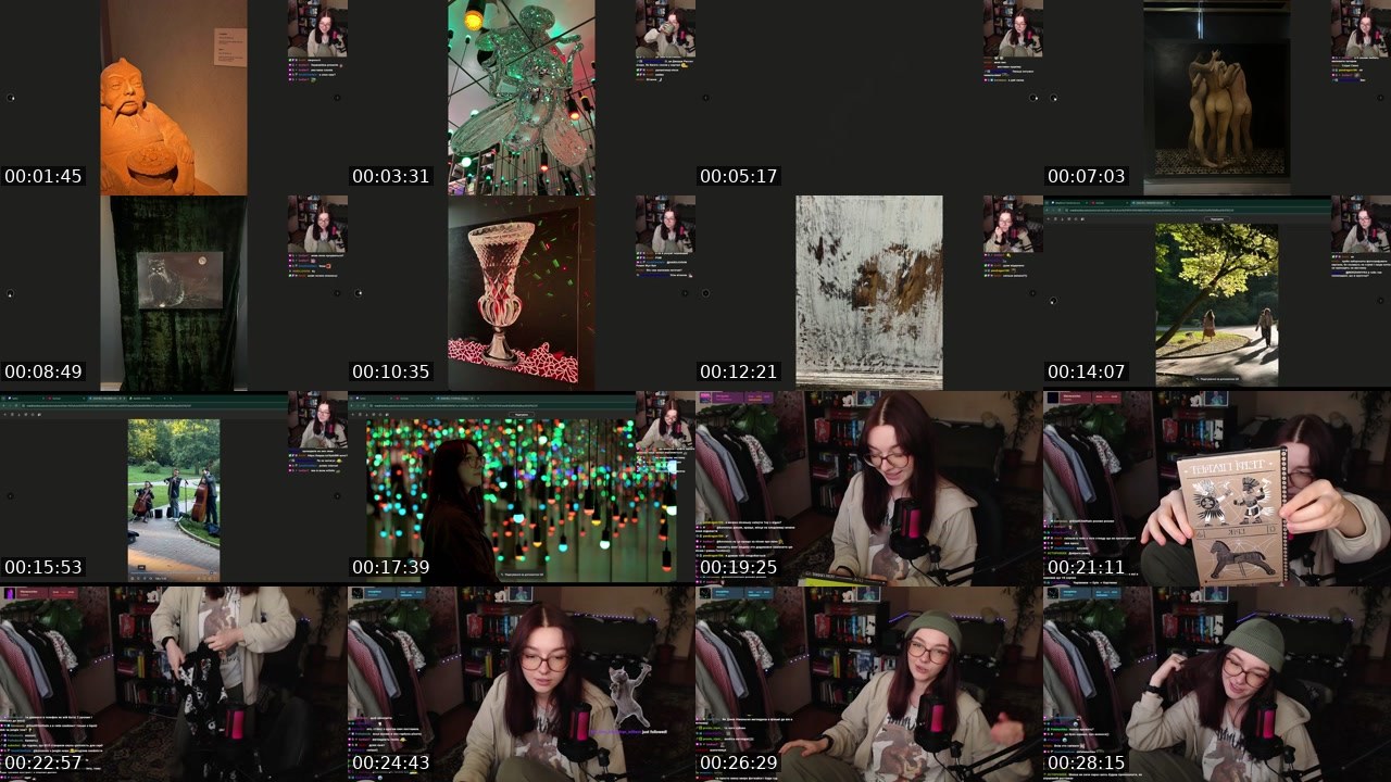 Contact-sheet preview of NERZHAVIYKA's Twitch recording