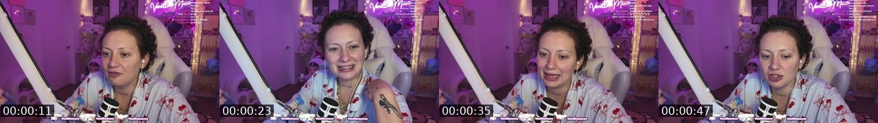 Contact-sheet preview of vanillamace's Twitch recording