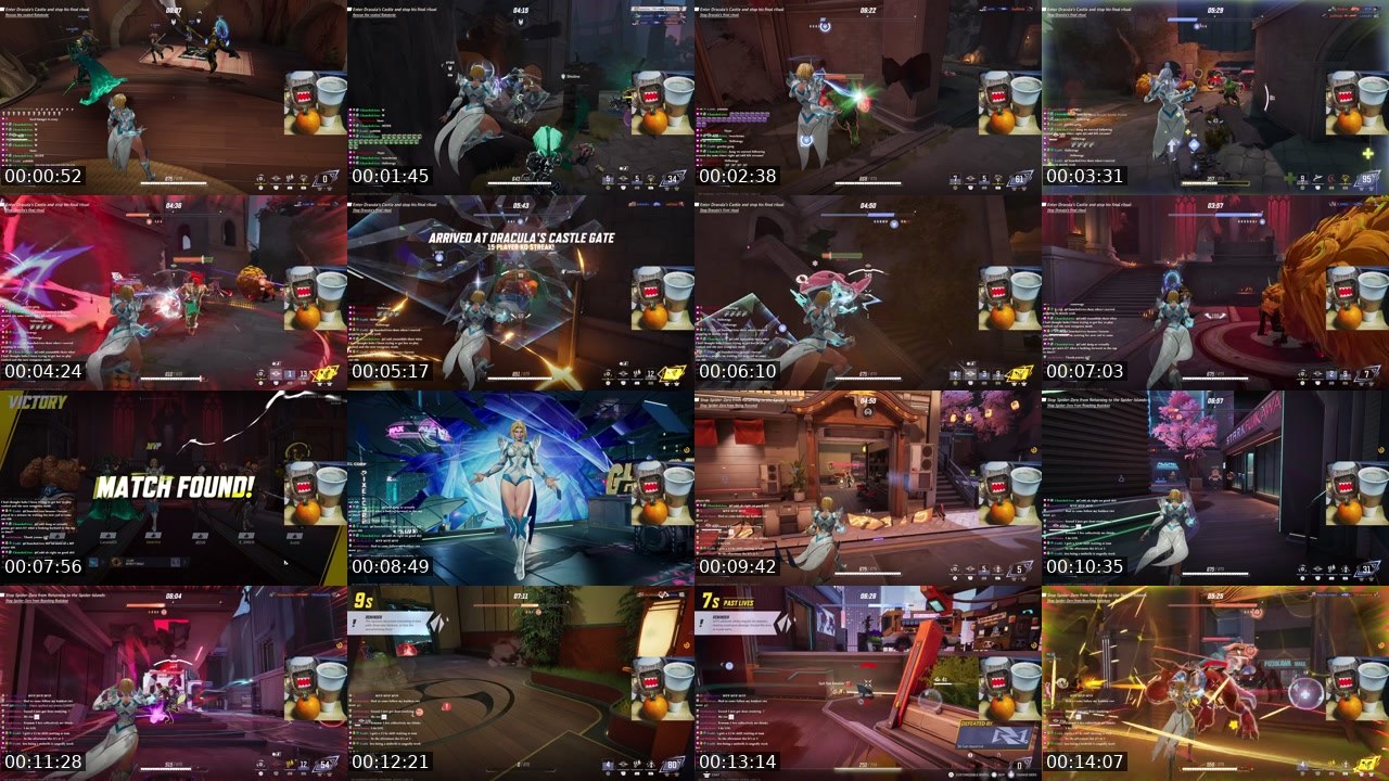 Contact-sheet preview of loserira's Twitch recording