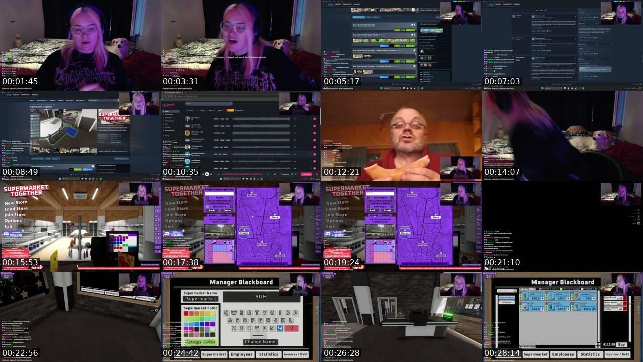Contact-sheet preview of suhmuri's Twitch recording