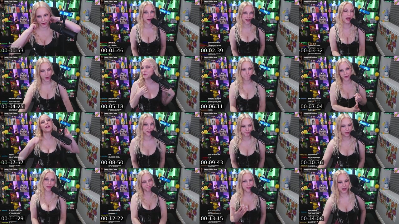 Contact-sheet preview of Hot_Ann_Streamy's Twitch recording