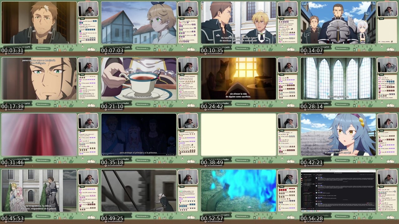 Contact-sheet preview of hitomikeiko's Twitch recording
