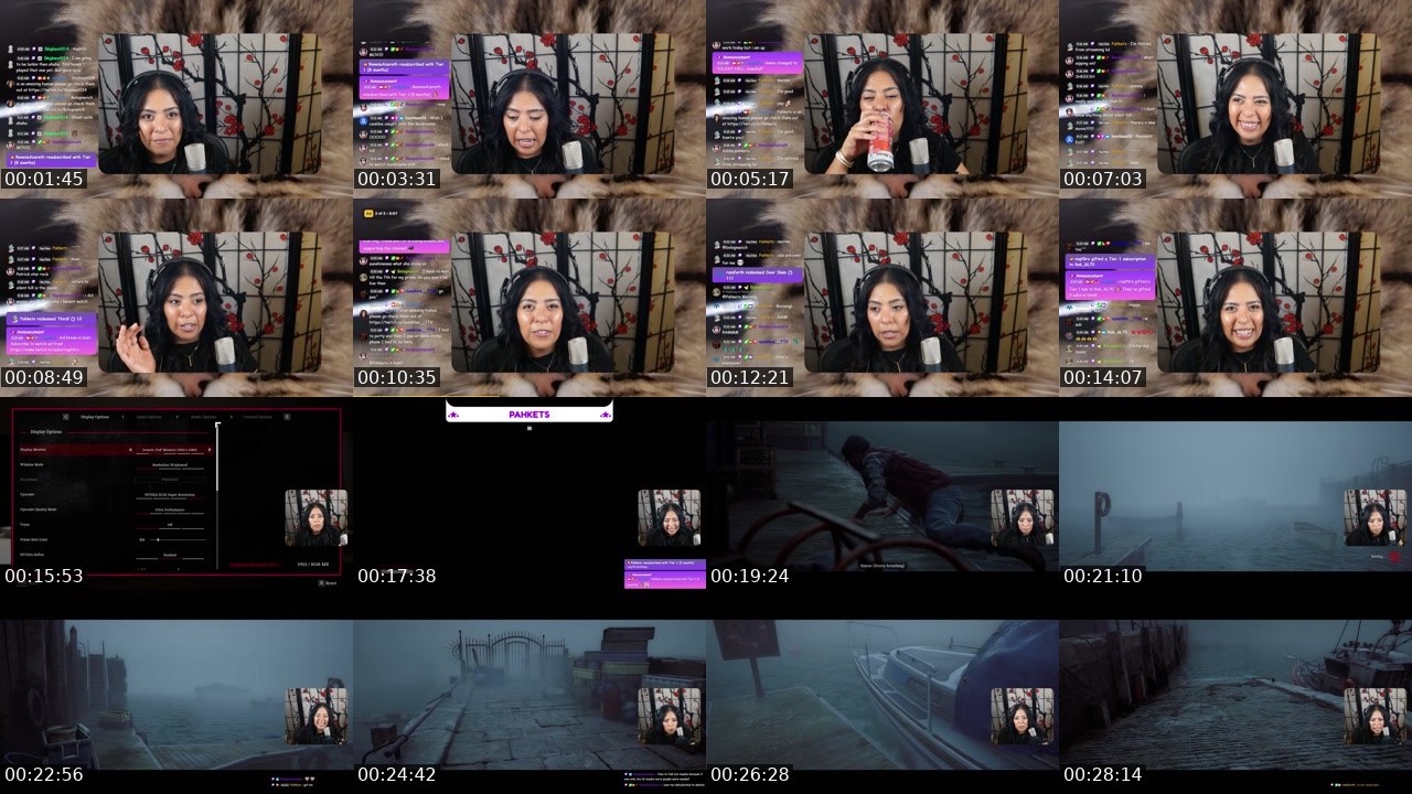 Contact-sheet preview of raqt0rx's Twitch recording