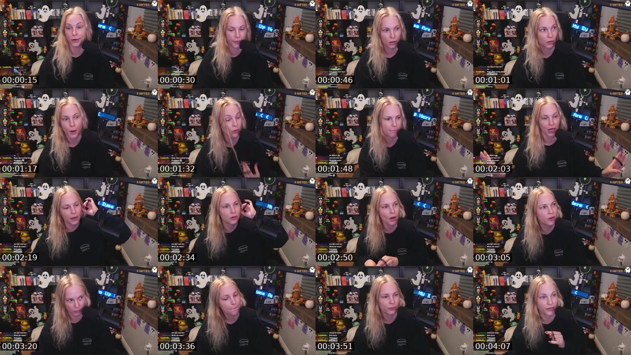 Contact-sheet preview of Hot_Ann_Streamy's Twitch recording