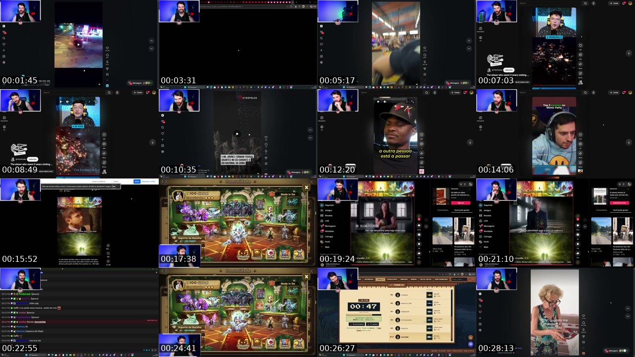 Contact-sheet preview of mrslothbr's Twitch recording