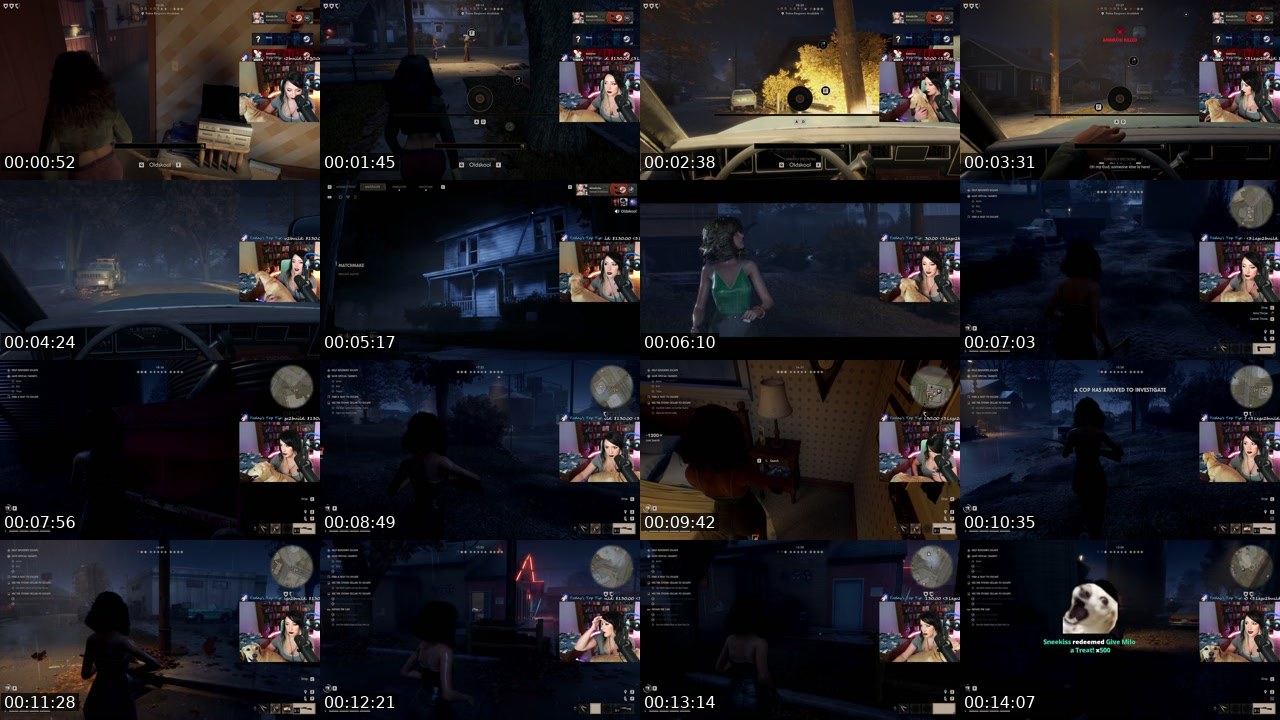 Contact-sheet preview of AimzAtchu's Twitch recording