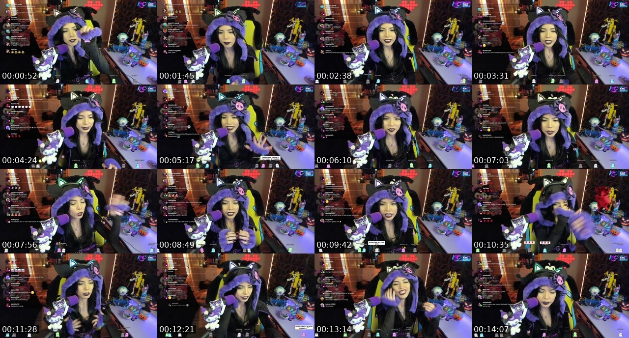 Contact-sheet preview of JosClaps's Twitch recording
