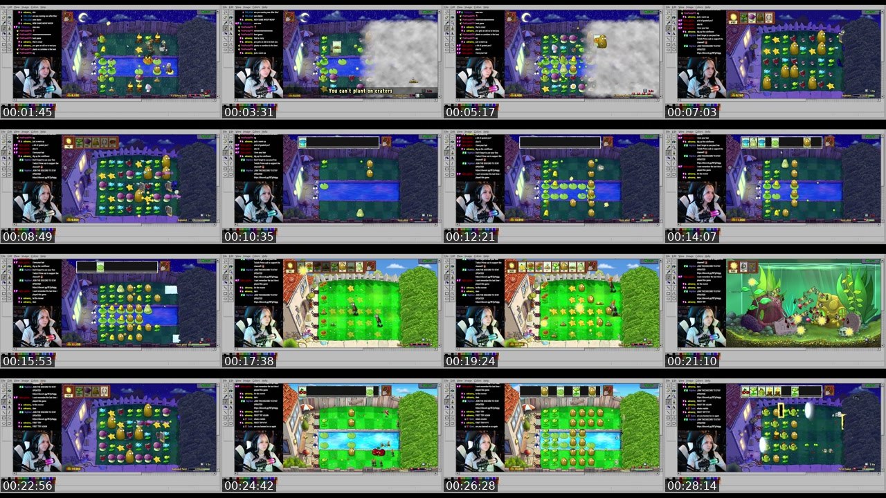 Contact-sheet preview of Luvsikk's Twitch recording