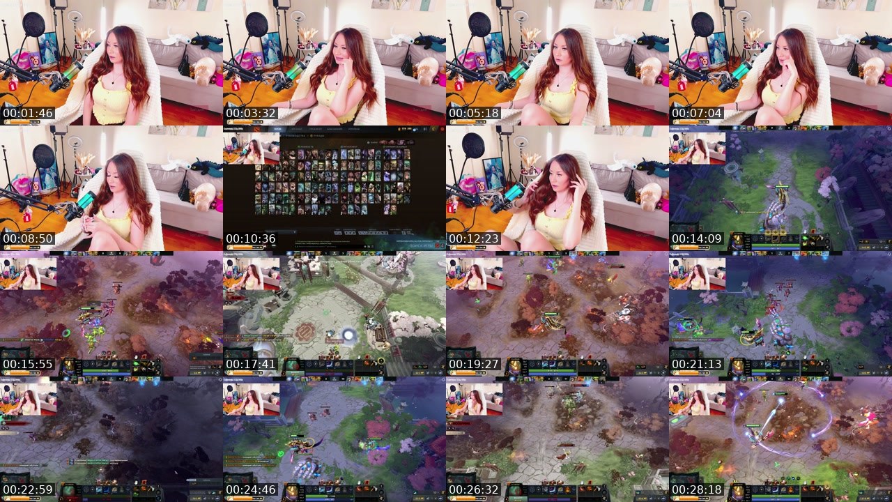 Contact-sheet preview of MarysTV's Twitch recording