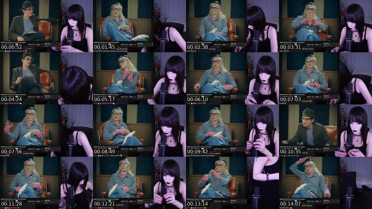 Contact-sheet preview of MafiaJinx's Twitch recording