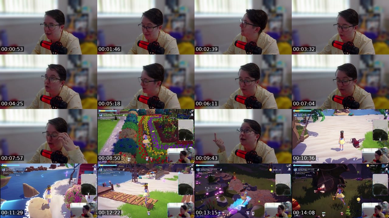 Contact-sheet preview of Emmurder's Twitch recording