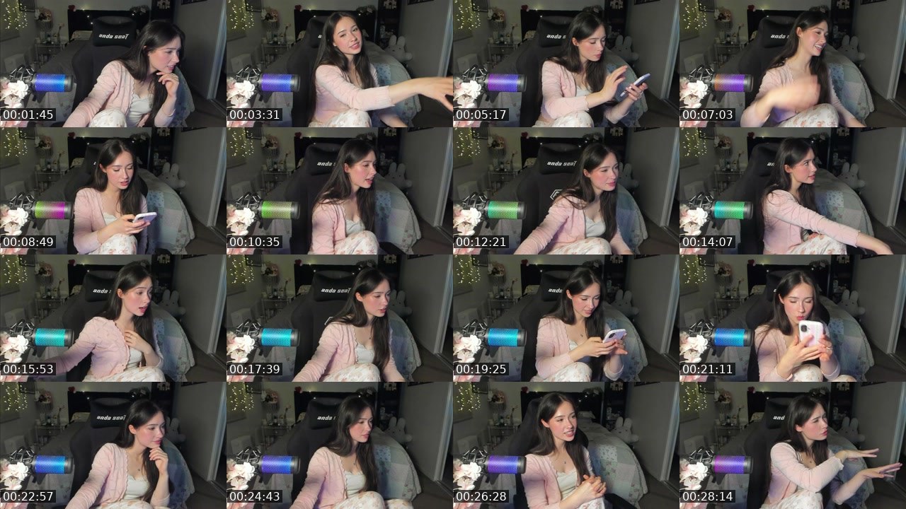 Contact-sheet preview of TannaGrace's Twitch recording