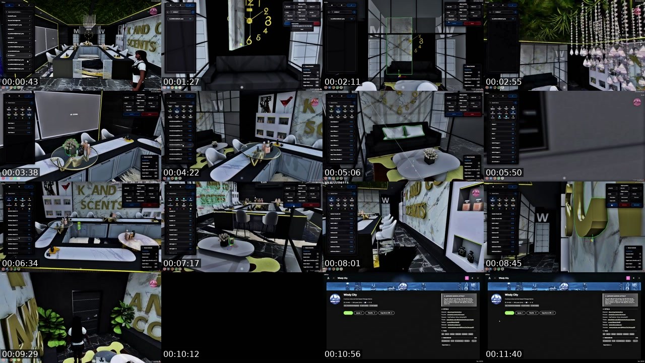 Contact-sheet preview of AdoreEbby's Twitch recording