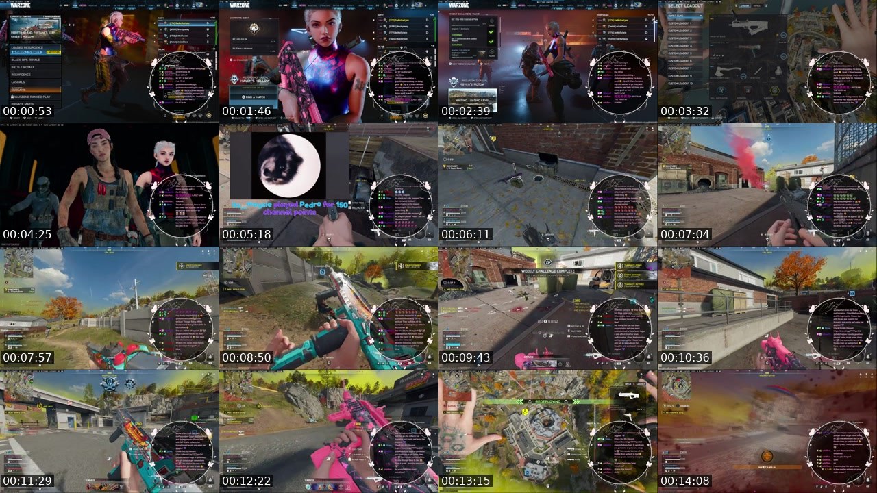 Contact-sheet preview of Dadizthatyou's Twitch recording