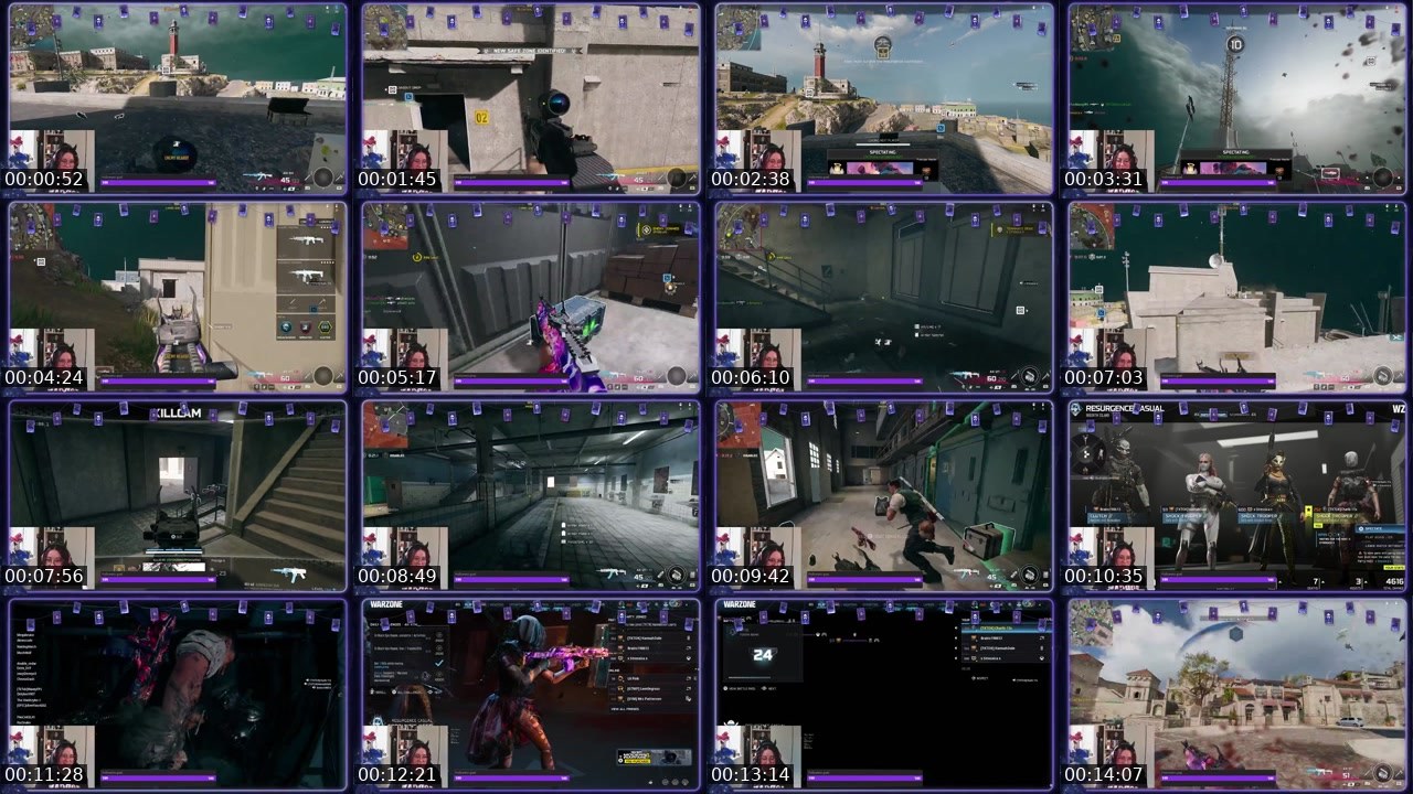 Contact-sheet preview of charlii_11x's Twitch recording