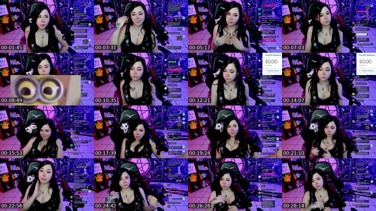 Contact-sheet preview of Alyhelp's Twitch recording