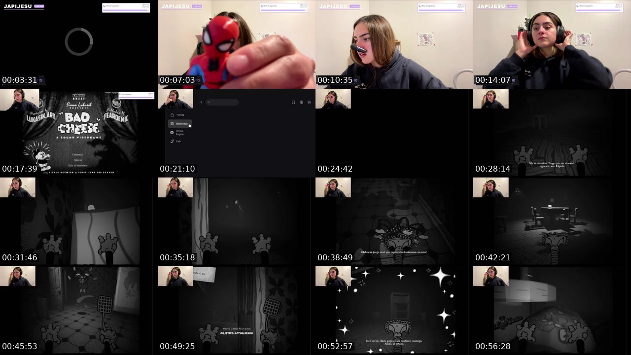 Contact-sheet preview of japijesu's Twitch recording