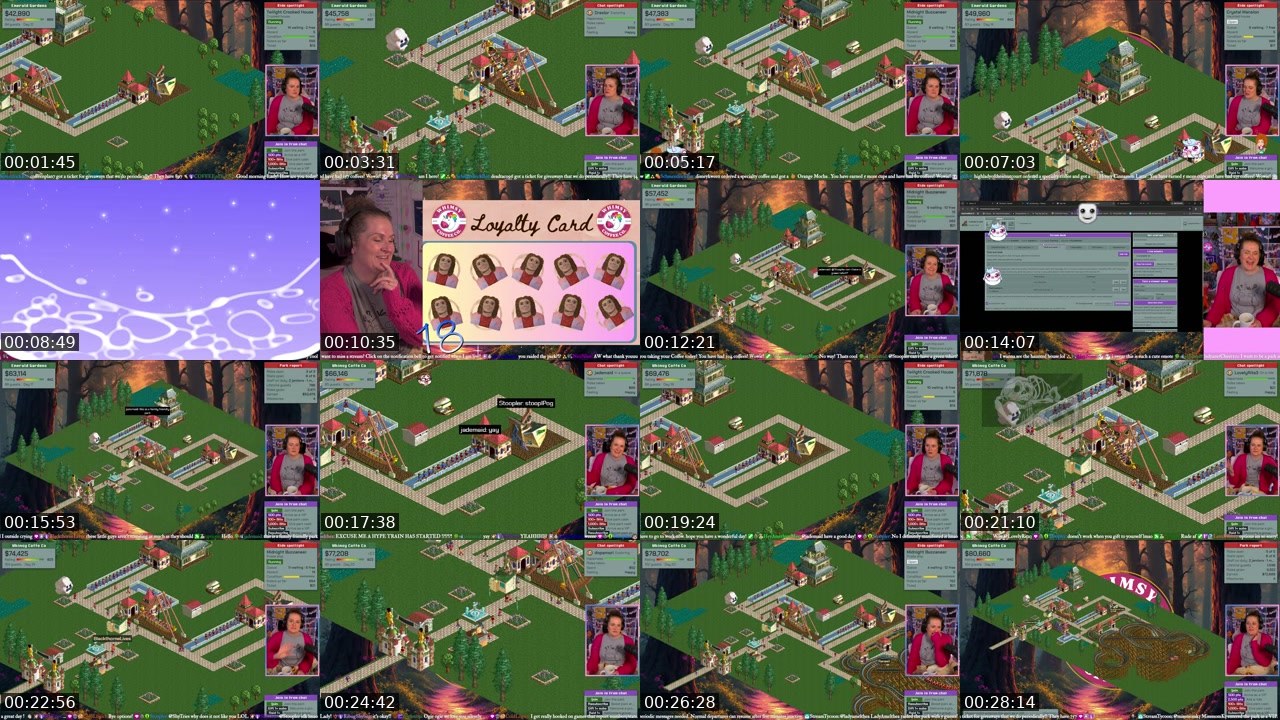 Contact-sheet preview of LadyAmelthea's Twitch recording