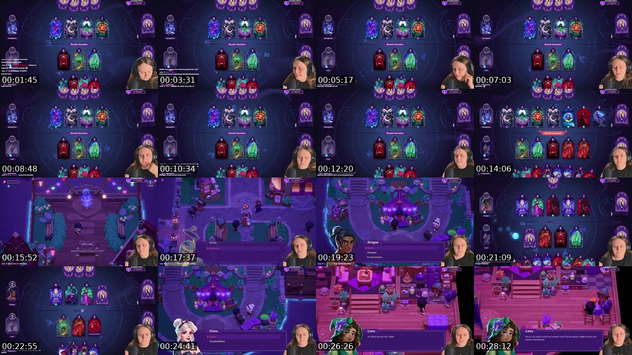 Contact-sheet preview of LalaLetsplala's Twitch recording