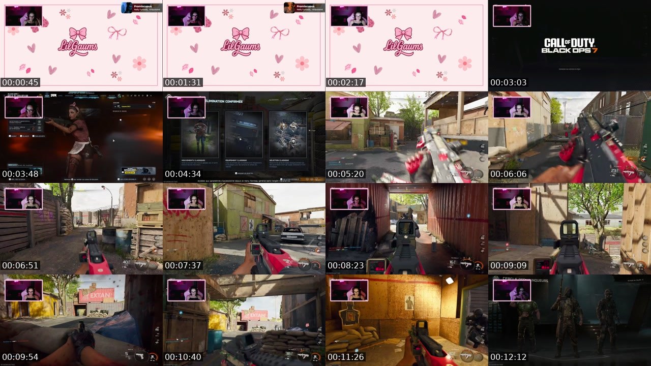 Contact-sheet preview of lilgaums's Twitch recording