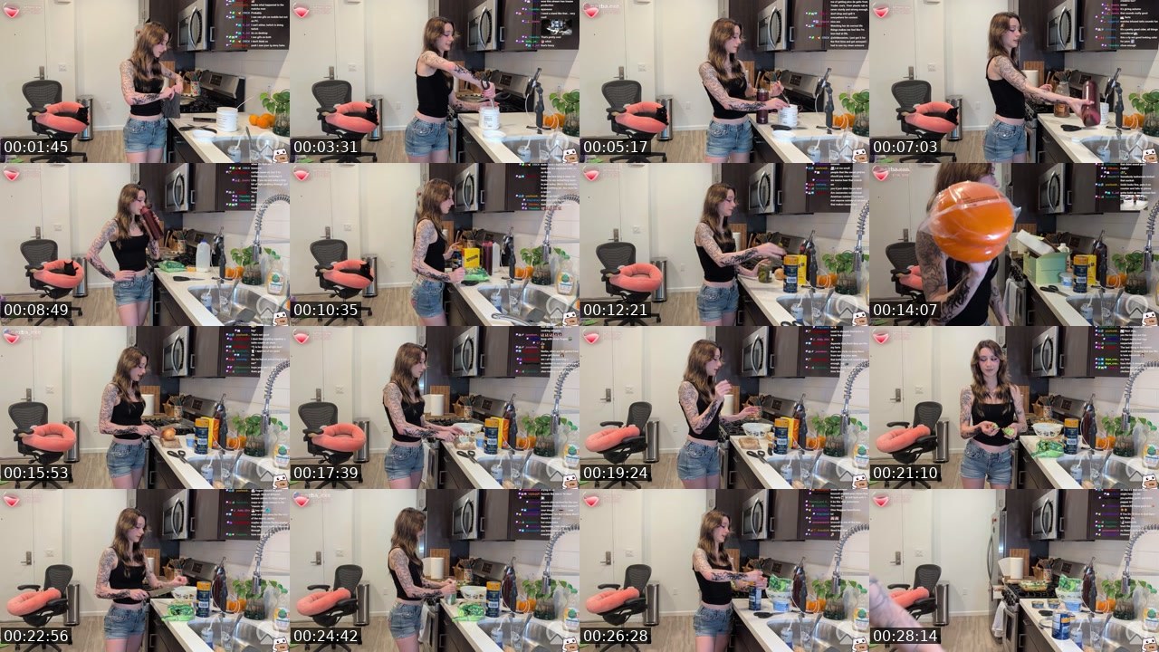 Contact-sheet preview of Nezba's Twitch recording