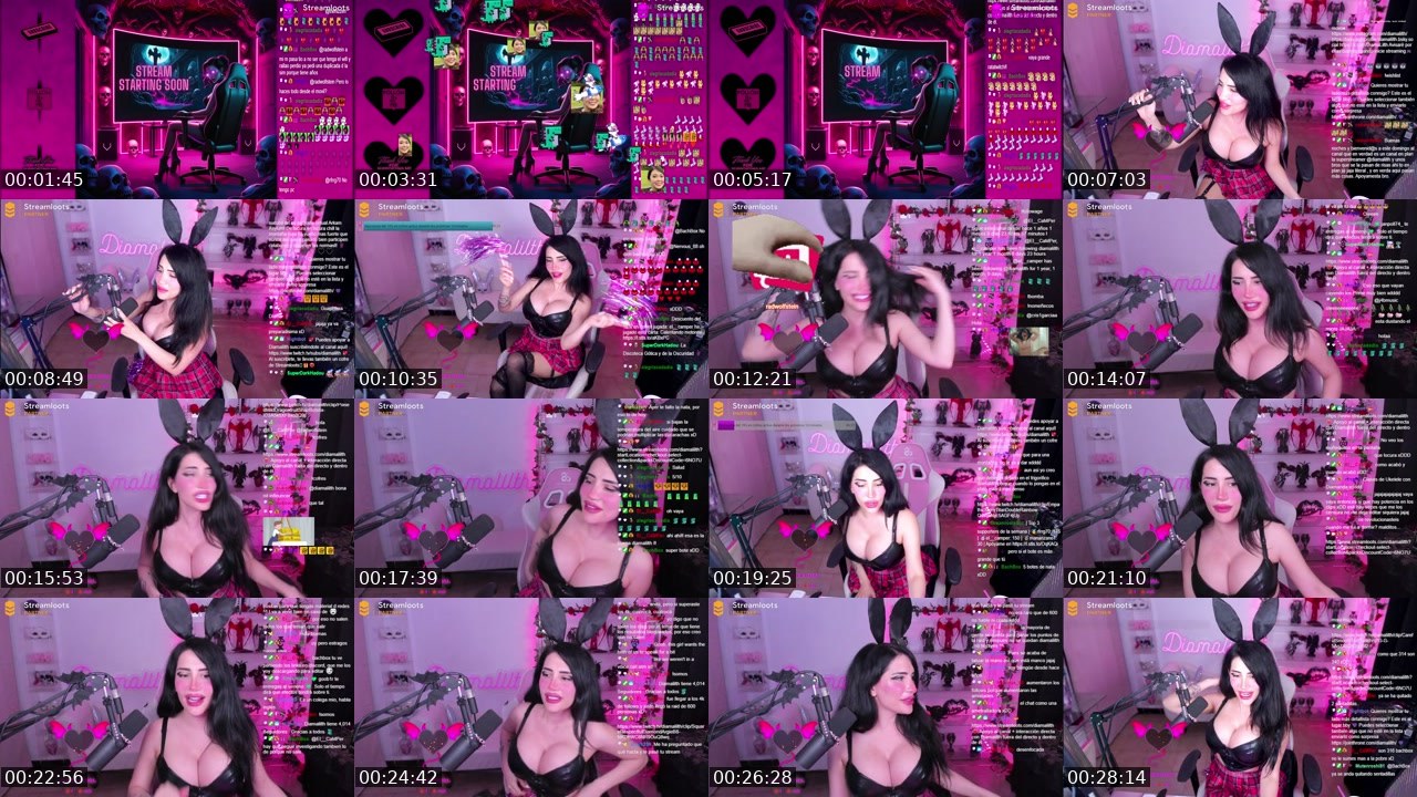 Contact-sheet preview of diamalilth's Twitch recording