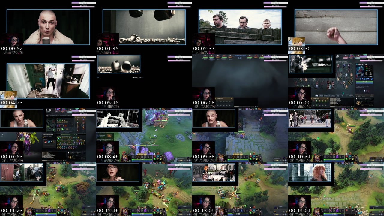 Contact-sheet preview of mainbloom's Twitch recording