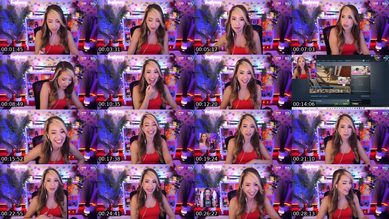 Contact-sheet preview of Fuzhpuzy's Twitch recording