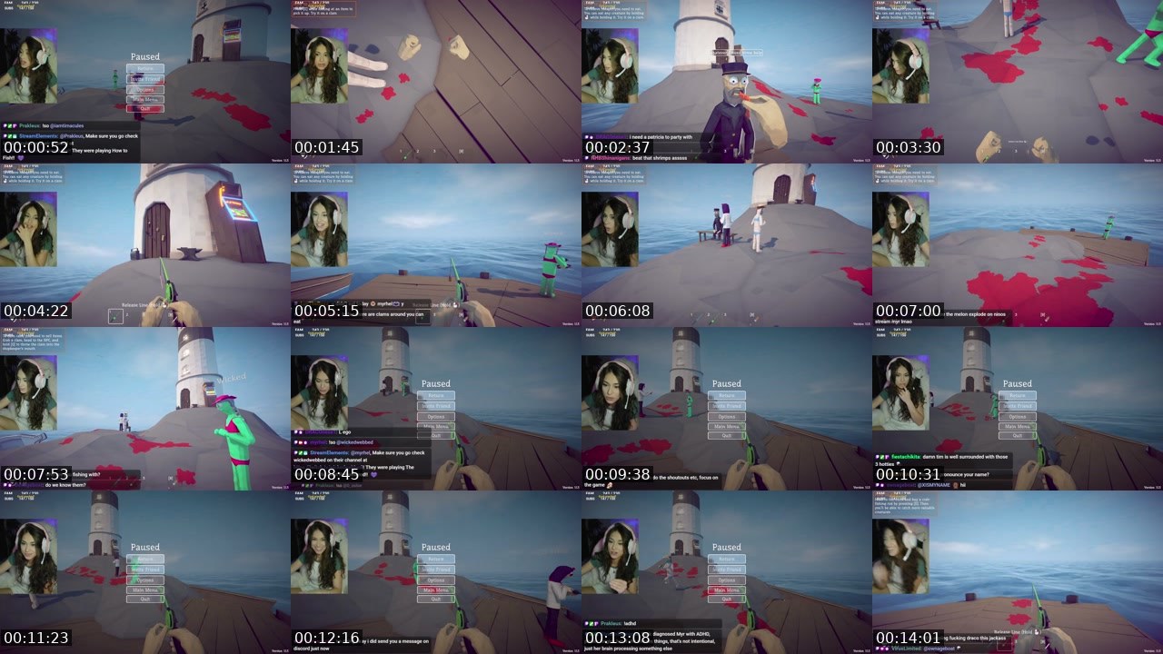 Contact-sheet preview of myrhel's Twitch recording