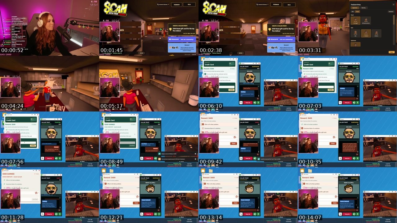 Contact-sheet preview of Nalopia's Twitch recording