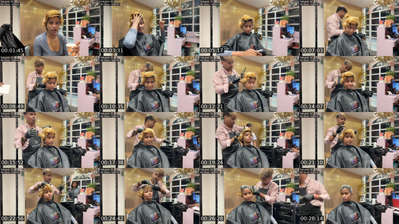 Contact-sheet preview of shaviwoo's Twitch recording