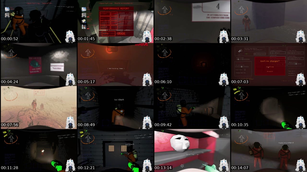 Contact-sheet preview of yukii_sugoii's Twitch recording
