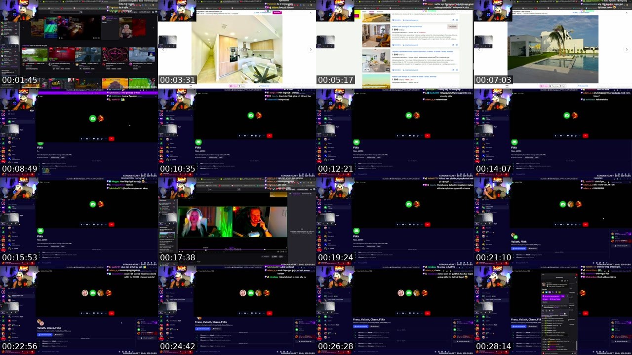 Contact-sheet preview of villemano's Twitch recording