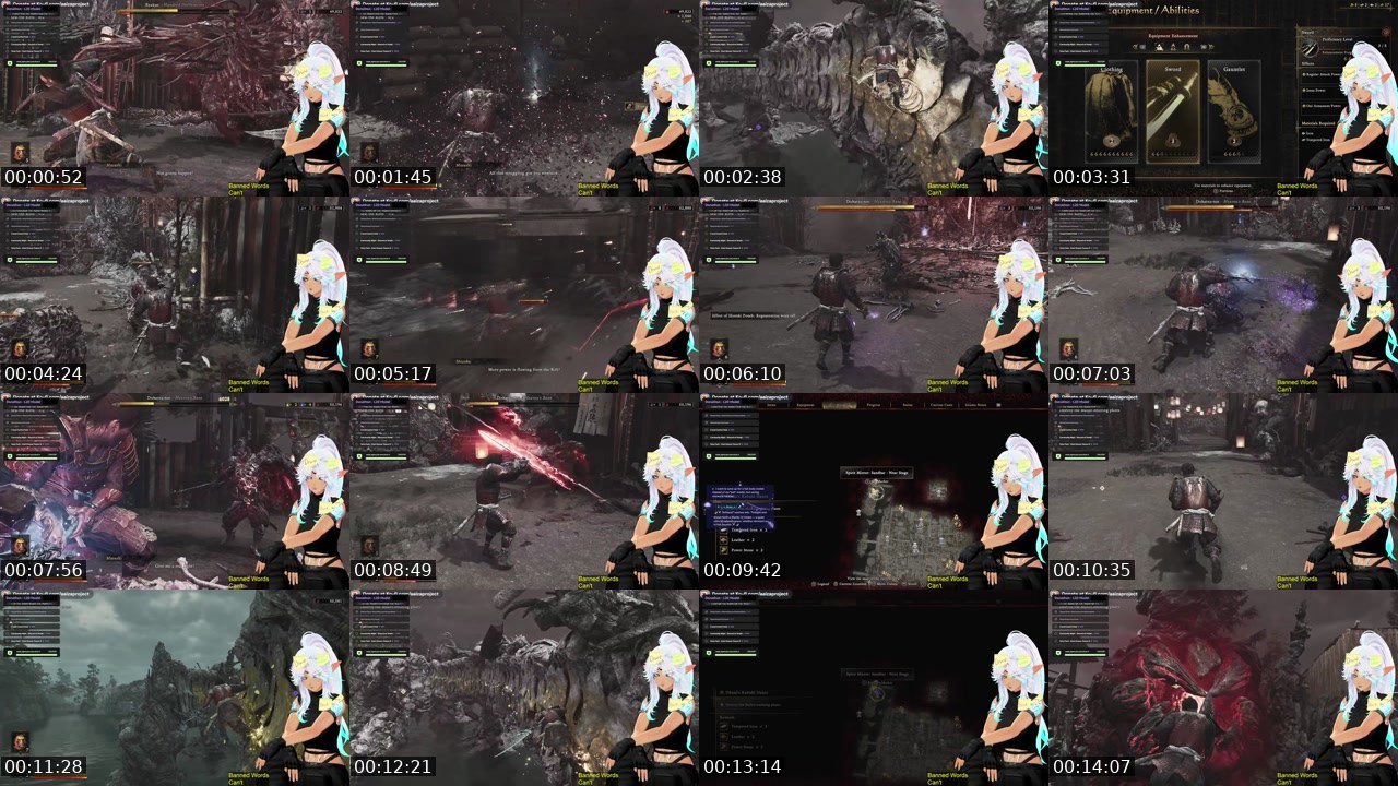 Contact-sheet preview of Aaiza_Project's Twitch recording