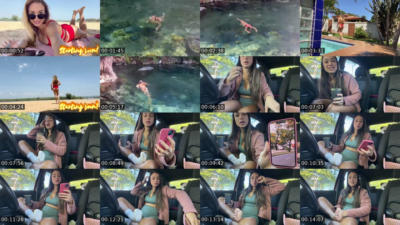 Contact-sheet preview of Evah_hhhh's Twitch recording