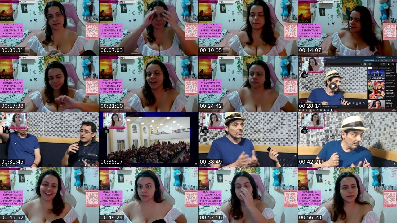Contact-sheet preview of dudadiasx's Twitch recording