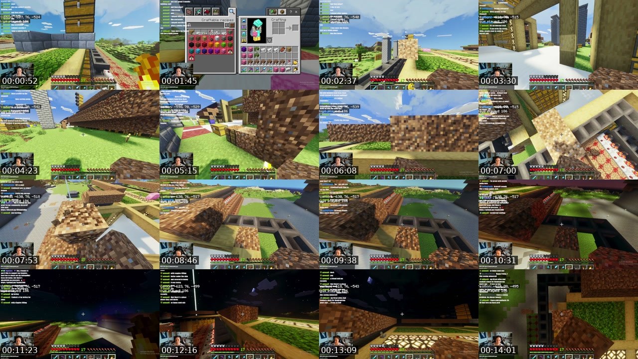 Contact-sheet preview of chickshnitty's Twitch recording