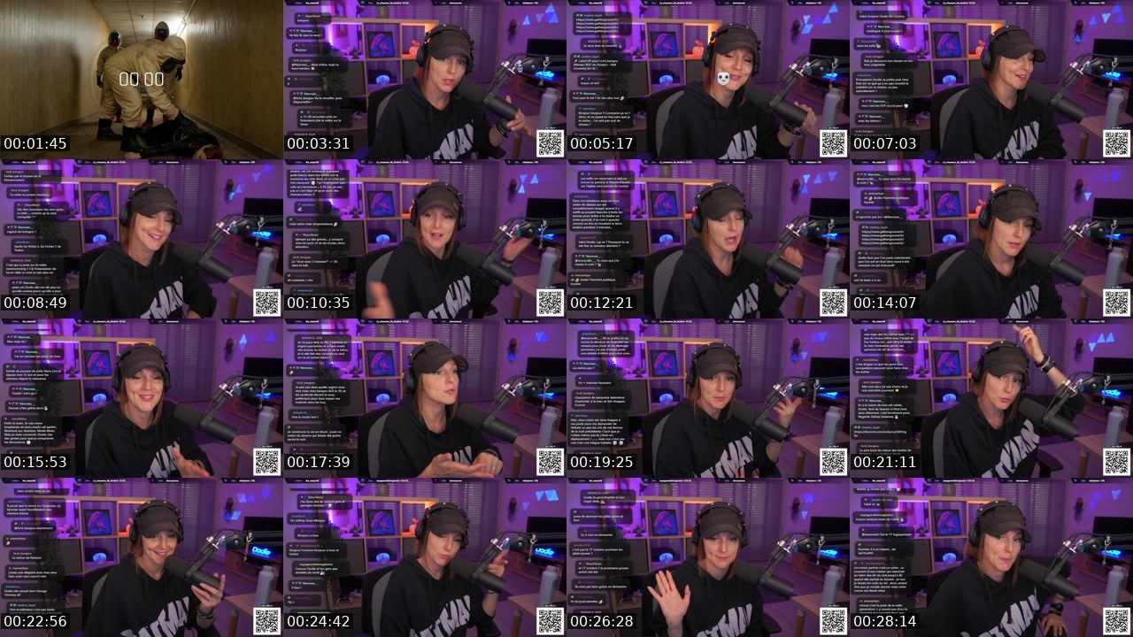 Contact-sheet preview of Dodie___'s Twitch recording