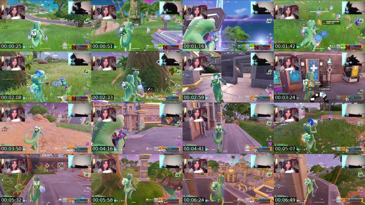 Contact-sheet preview of ilovecapybarasssss's Twitch recording